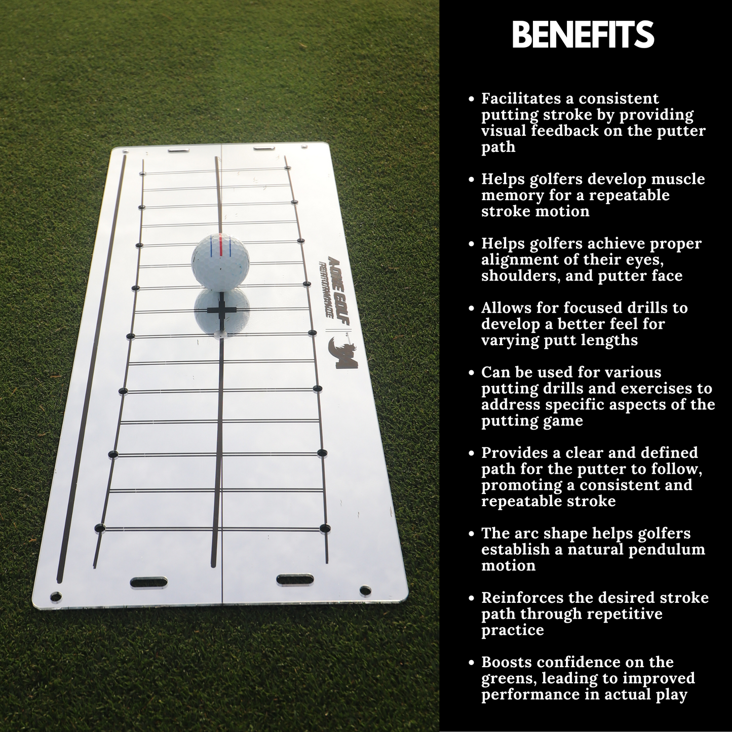 PERFECT PUTTING ARC MIRROR